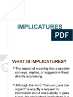 IMPLICATURES