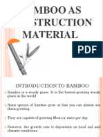 Bamboo As Cost Effective Construction Material