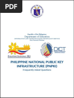 Philippine National Public Key Infrastructure (Pnpki) : Department of Education