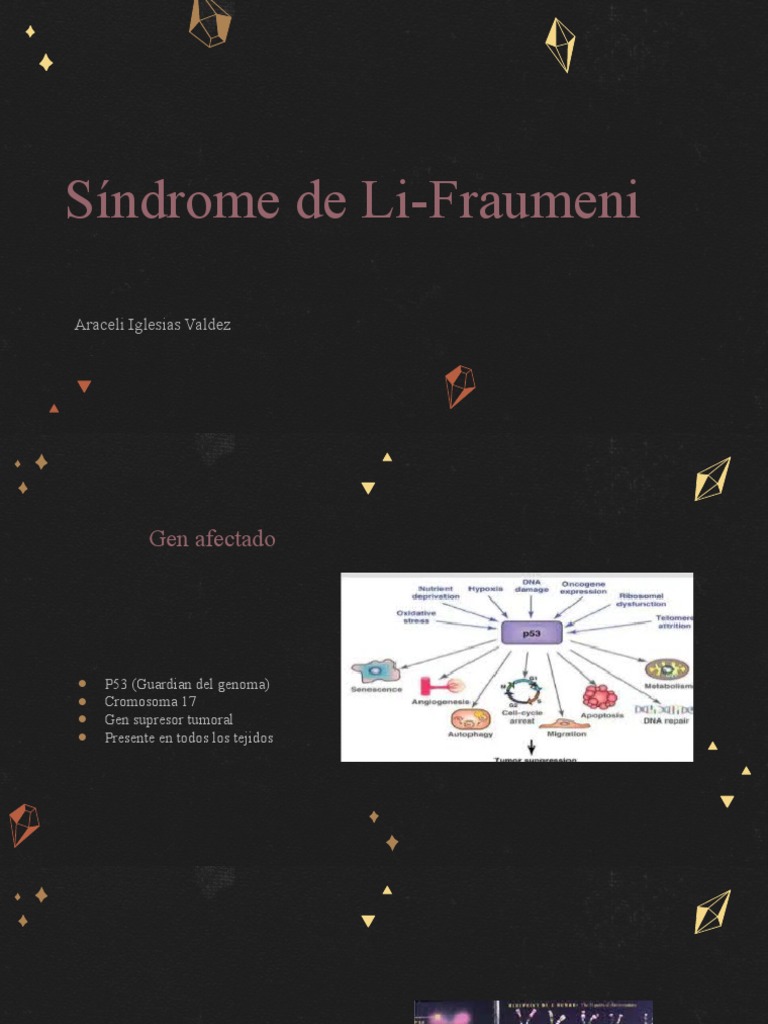 Síndrome de Li-Fraumeni | PDF | Cáncer | Gen supresor de tumores