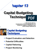 Capital Budgeting Techniques