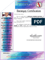Barangay Certification: Barangay San Nicolas 2 Betis