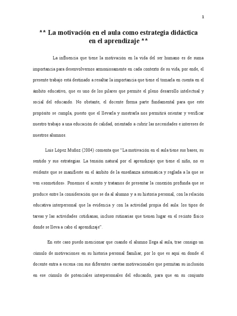 la-motivaci-n-en-el-aula-como-estrategia-did-ctica-en-el-aprendizaje