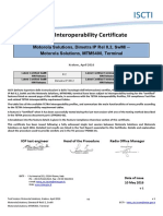 Iscti: TETRA Interoperability Certificate
