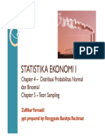 Statistik Ekonomi Ch 4-5