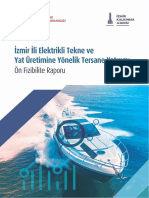 Izmir Ili Elektrikli Tekne Ve Yat Uretimine Yonelik Tersane Yatirimi On Fizibilite Raporu2021