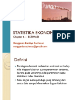 Statistik Ekonomi CH 6