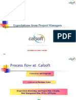 Expectations From Project Managers: California Software Company