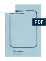 Manual Geronimo PP