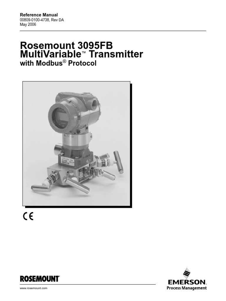 3095FB RevDA | PDF | Tap (Valve) | Pipe (Fluid Conveyance)