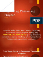 Aralin 4. Pagsulat NG Panukalang Proyeko