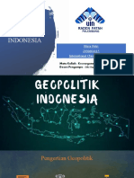 GEOPOLITIK INDONESIA MENURUT WAWASAN NUSANTARA