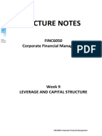 LN9-Leverage and Capital Structure