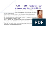 Cours K+B, T.14 - J11 S'endormir Sur Commande, de Plus en Plus Vite - 2020-01-16