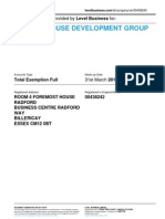 958B767A - 30EC30D930EB - ARMOUR HOUSE DEVELOPMENT GROUP LIMITED - Company Accounts From Level Business