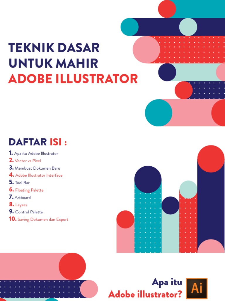 Teknik Dasar Untuk Mahir Adobe Illustrator Vidi | PDF | Metode & Bahan ...