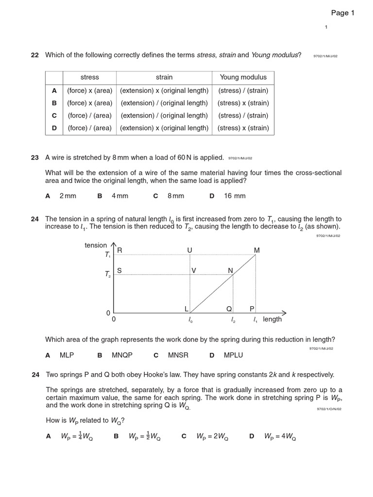 Understanding Stress, Strain, and Young's Modulus | PDF | Deformation ...