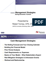 Cash Management Strategies: Presented by Robert Tormey, CPA, CTP