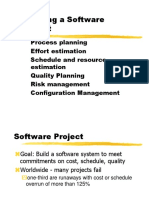 Planning A Software Project