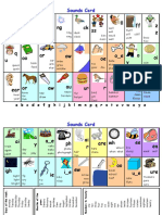 CK NG TH SH Ss CH LL Z Z FF: Sounds Card