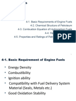 Engine Fuels: Properties, Combustion, and Heat Value