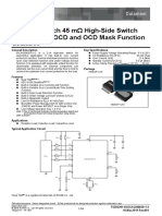 Automotive 2ch 45 mΩ High-Side Switch with Variable OCD and OCD Mask Function