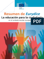 REsumen Eurydice La Educación para La Ciudadanía en El Contexto Escolar Europeo