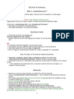 GLE Unit 6 Summary: What Is Constitutional Law"?