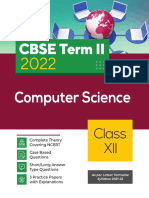 Arihant Class 12 Term 2 Computer Science 2022