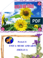 Unit 4 Music and Arts Lesson 5 Skills 1