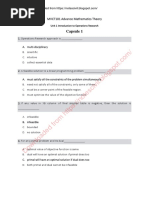 MVCT101 Advanced Mathematics UNIT 1 Capsule 1 Objective Question Notes RGPV MTECH CTM (Notescivil - Blogspot.com)