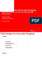 PCB Design For Accurate Gauging: Assuring Accuracy and Improving EMI and ESD Performance