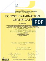 Ec Type Examination: Certificate
