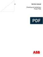 Acs 600 Multidrive Checking and Replacing A Power Plate: Service Manual