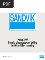 Metec 2009 Benefits of Computerized Drilling in Drill and Blast Tunneling