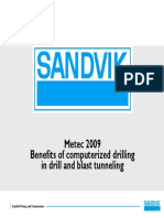 Metec 2009 Benefits of Computerized Drilling in Drill and Blast Tunneling