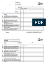 AISD Checklist 2004