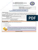 Arithmetic Sequence and Series: Sacred Heart Diocesan School