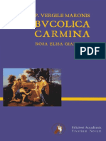 Giangoia R E (Ed.), P Vergilii Maronis Bucolica Carmina, EAVN, Montella 2008