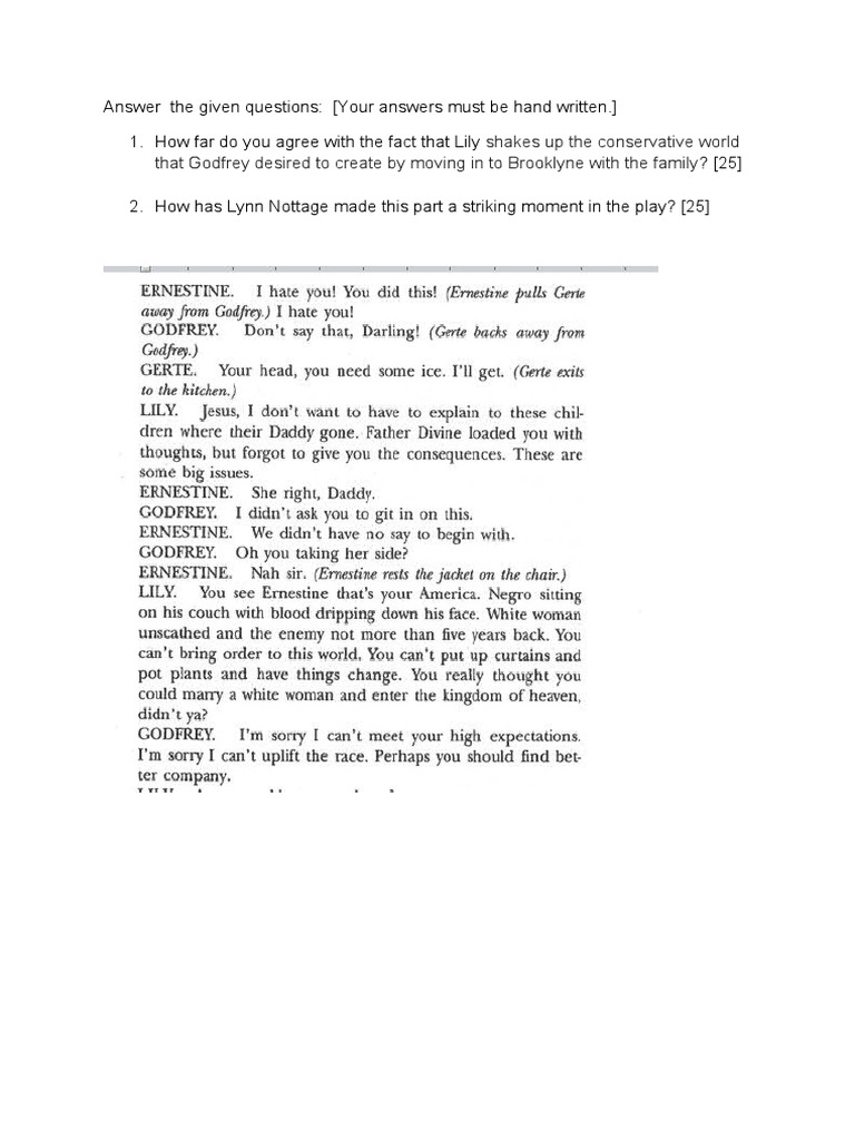 Crumbs from the table of joy assignment pdf