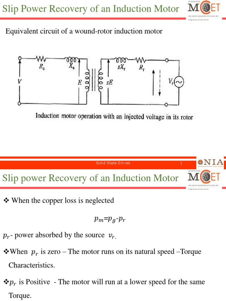 Slip Power Recovery-Induction Motor | PDF | Electric Motor | Power Inverter