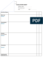 Evaluation Sheet - Inductive Grammar PPP