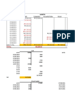 Monthly asset tracking sheet