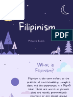 Filipinism: Understanding Unique Philippine English Terms