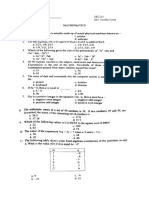 SEC 101 Mathematics Practice Test