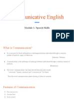 Communicative English Module 1