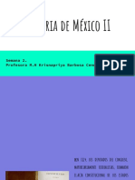 Historia de México II. Sesión 2