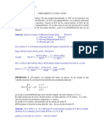 Probabilidades de ventas y estadísticas circulares