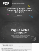 W1&2 Features of Public Listed Company and Multinational Company