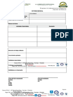 Formato Informe Mensual de Avance Semestre de Prácticas